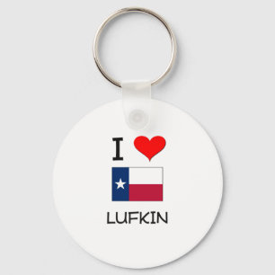 Porte-clés J'aime Lufkin le Texas