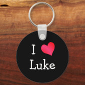Porte-clés J'aime Luke (Recto)