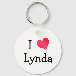 Porte-clés J'aime Lynda