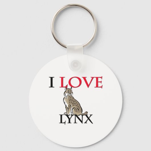 Porte-clés J'Aime Lynx (Recto)