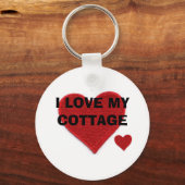 PORTE-CLÉS J'AIME MA COTTAGE (Recto)