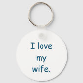 Porte-clés J'Aime Ma Femme (Verso)