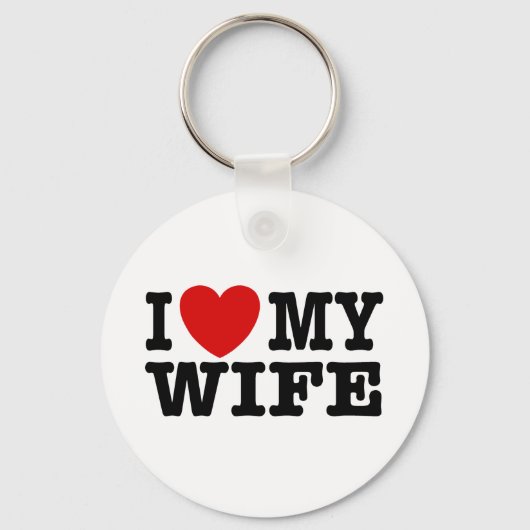 Porte-clés J'Aime Ma Femme (Recto)