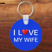 PORTE-CLÉS J'AIME MA FEMME (Recto)