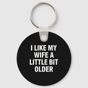 Porte-clés J'aime ma femme un peu plus âgée humour femme