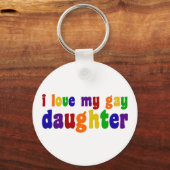 Porte-clés J'Aime Ma Fille Gay (Verso)