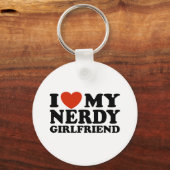 Porte-clés J'Aime Ma Fille Nerdy (Recto)