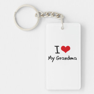 Porte-clés J'aime ma grand-maman