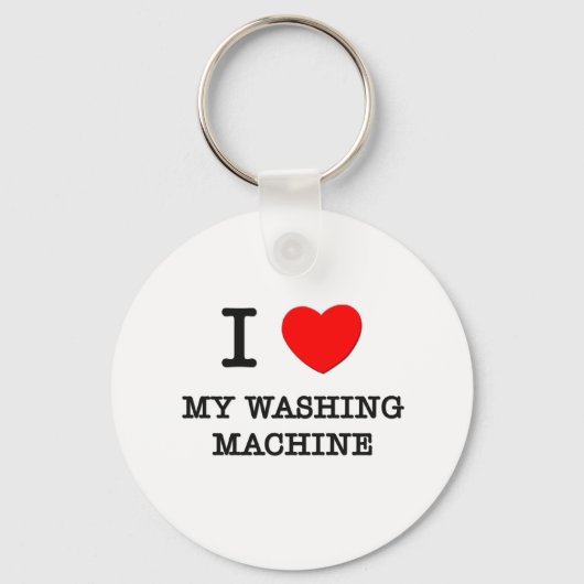Porte-clés J'Aime Ma Machine À Laver (Recto)
