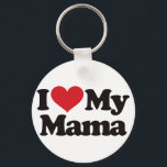 Porte-clés J'aime ma mère<br><div class="desc">J'Aime Ma Maman. Dites-le fort et portez-le fier. J'ai placé ce design sur une variété de produits qui vont des t-shirts aux tasses. C’est une excellente façon de montrer votre appréciation et votre amour pour votre mère. Ainsi, ils font de grands cadeaux à donner comme la journée de la mère....</div>