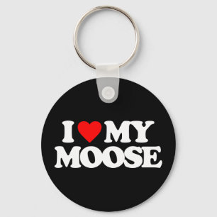 PORTE-CLÉS J'AIME MA MOOSE
