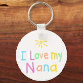 Porte-clés J'Aime Ma Nana (Recto)