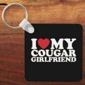 Porte-clés J'Aime Ma Petite Amie Cougar (Recto)