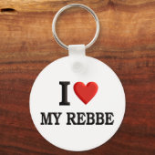 Porte-clés J'aime ma Rebbe (Recto)