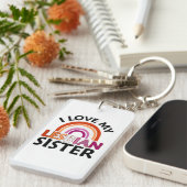 Porte-clés J'Aime Ma Soeur Lesbienne (Devant droit)