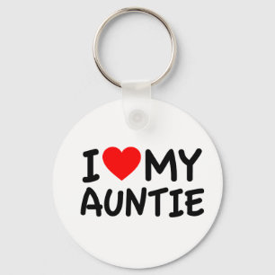 Porte-clés J'aime ma tante