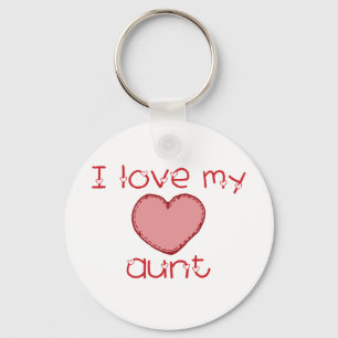 Porte-clés J'aime ma tante