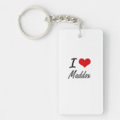 Porte-clés J'aime Maddox (Devant)