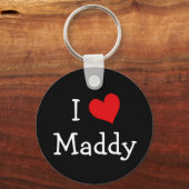 Porte-clés J'Aime Maddy (Recto)