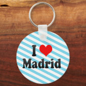 Porte-clés J'Aime Madrid, Espagne. Me Encanta Madrid, Espagne (Recto)