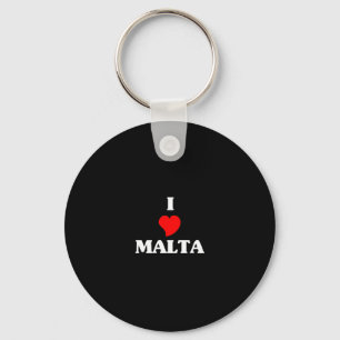 Porte-clés J'aime Malte