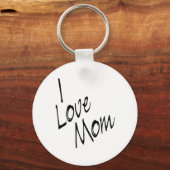 Porte-clés J'aime maman (Recto)