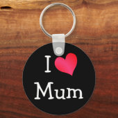 Porte-clés J'aime maman (Recto)