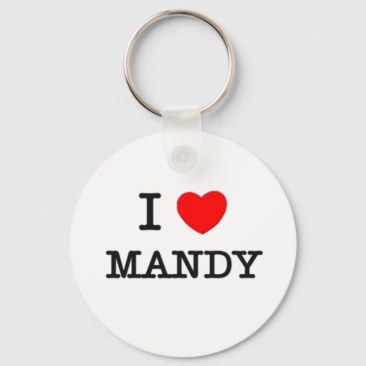 Porte-clés J'Aime Mandy (Recto)