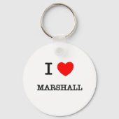 Porte-clés J'aime Marshall (Recto)