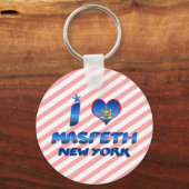 Porte-clés J'aime Maspeth, New York (Recto)