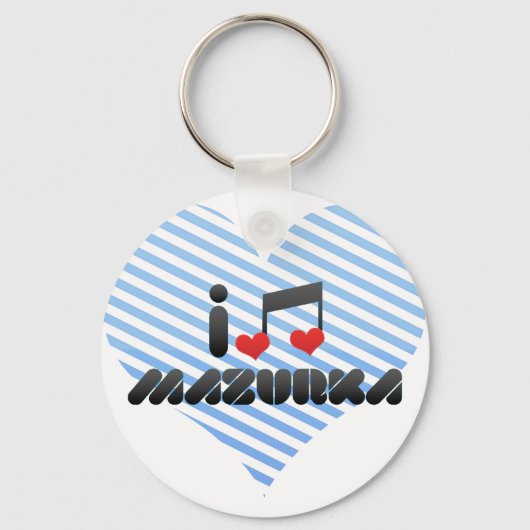 Porte-clés J'aime Mazurka (Recto)