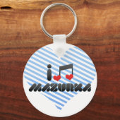 Porte-clés J'aime Mazurka (Recto)