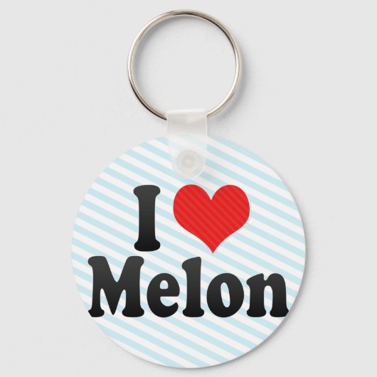 Porte-clés J'aime Melon (Recto)