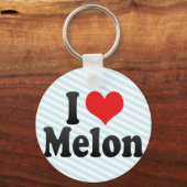 Porte-clés J'aime Melon (Recto)
