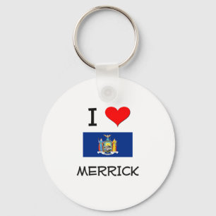 Porte-clés J'aime Merrick New York
