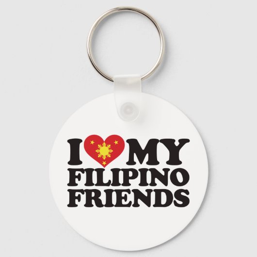 Porte-clés J'Aime Mes Amis Philippins (Recto)
