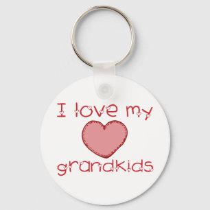 Porte-clés J'aime mes grandkids