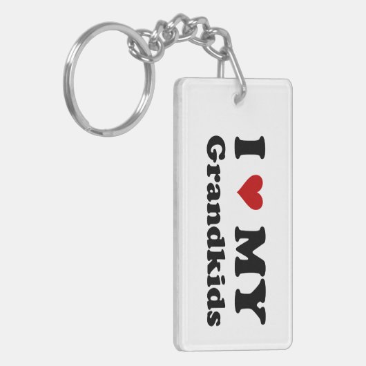 Porte-clés J'Aime Mes Petits-Enfants (Devant gauche)