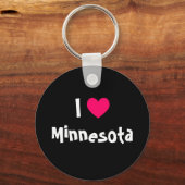Porte-clés J'aime Minnesota (Recto)
