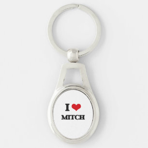 Porte-clés J'aime Mitch