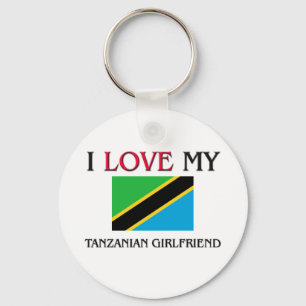 Porte-clés J'aime mon amie tanzanienne