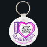 Porte-clés J'aime mon anniversaire de petite amie<br><div class="desc">J'aime mon anniversaire de petite amie</div>