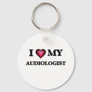 Porte-clés J'aime mon audiologiste