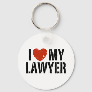 Porte-clés J'aime mon avocat