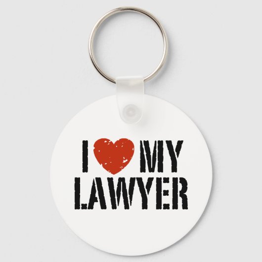 Porte-clés J'aime mon avocat (Recto)