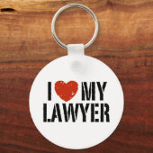 Porte-clés J'aime mon avocat (Recto)
