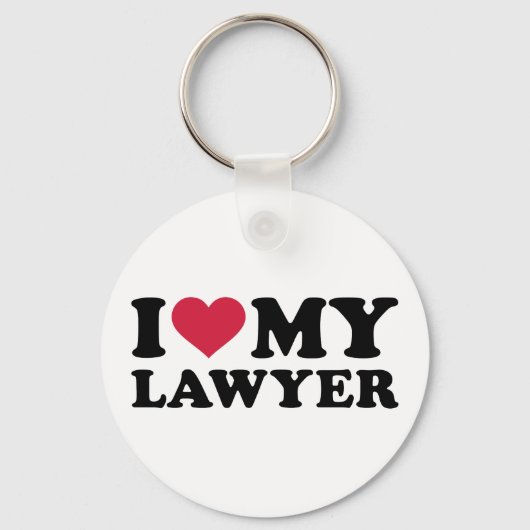 Porte-clés J'aime mon avocat (Recto)