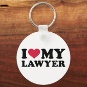 Porte-clés J'aime mon avocat (Recto)