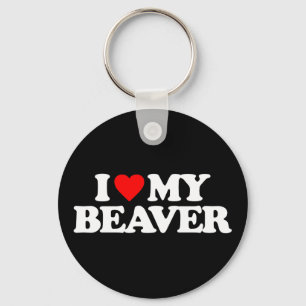 PORTE-CLÉS J'AIME MON BEAVER