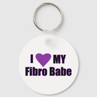Porte-clés J'aime mon bébé Fibro